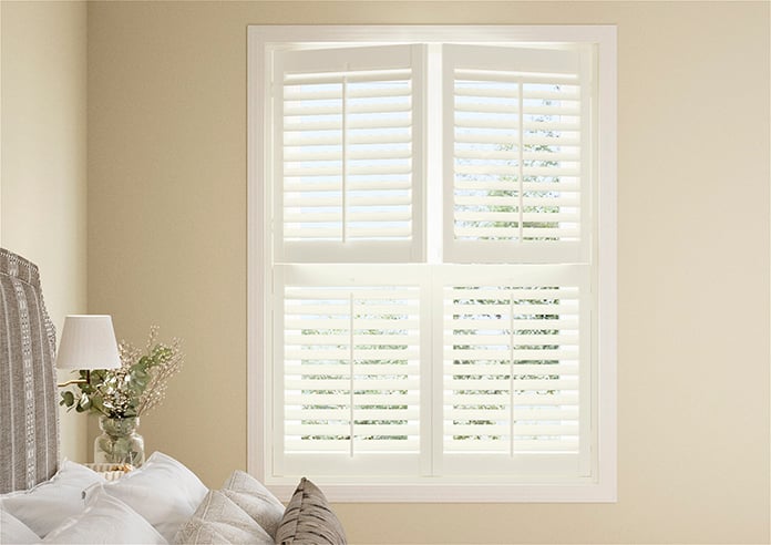 Bromley, Ivory Cream - Tier on Tier Twist&Fit Plantation Shutter - Image 3